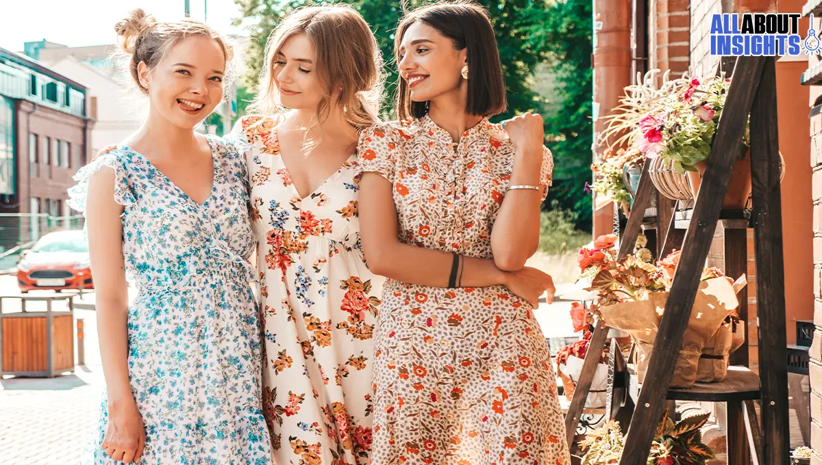 summer floral dress for women